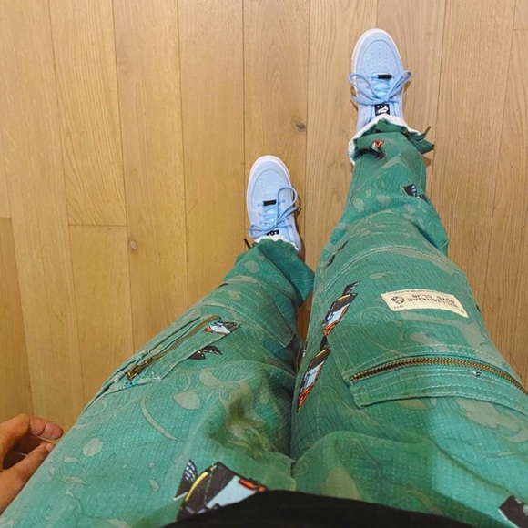 Billionaire Boys Club Green Camo Cargos sz34 - Picture 2 of 6